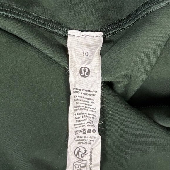 Lululemon Align High Rise Pants 28" size 10 Legacy Green Leggings - Picture 7 of 8